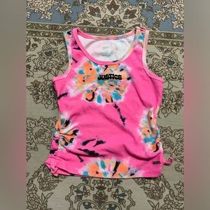 (Girls 7-8) tank top-tie-dye